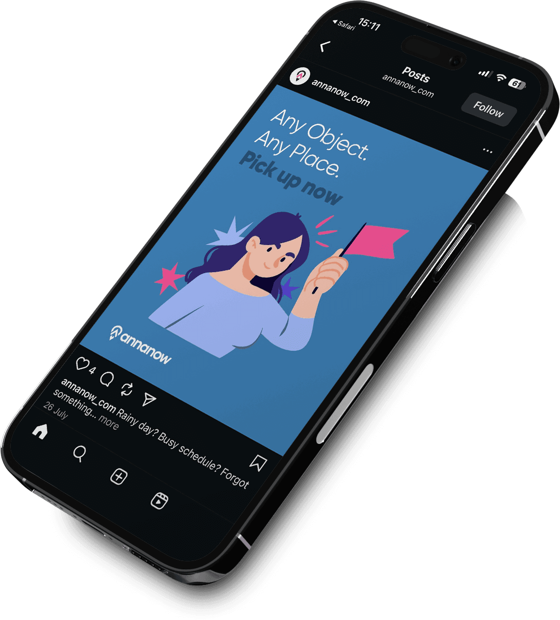 Annanow Instagram Illustration