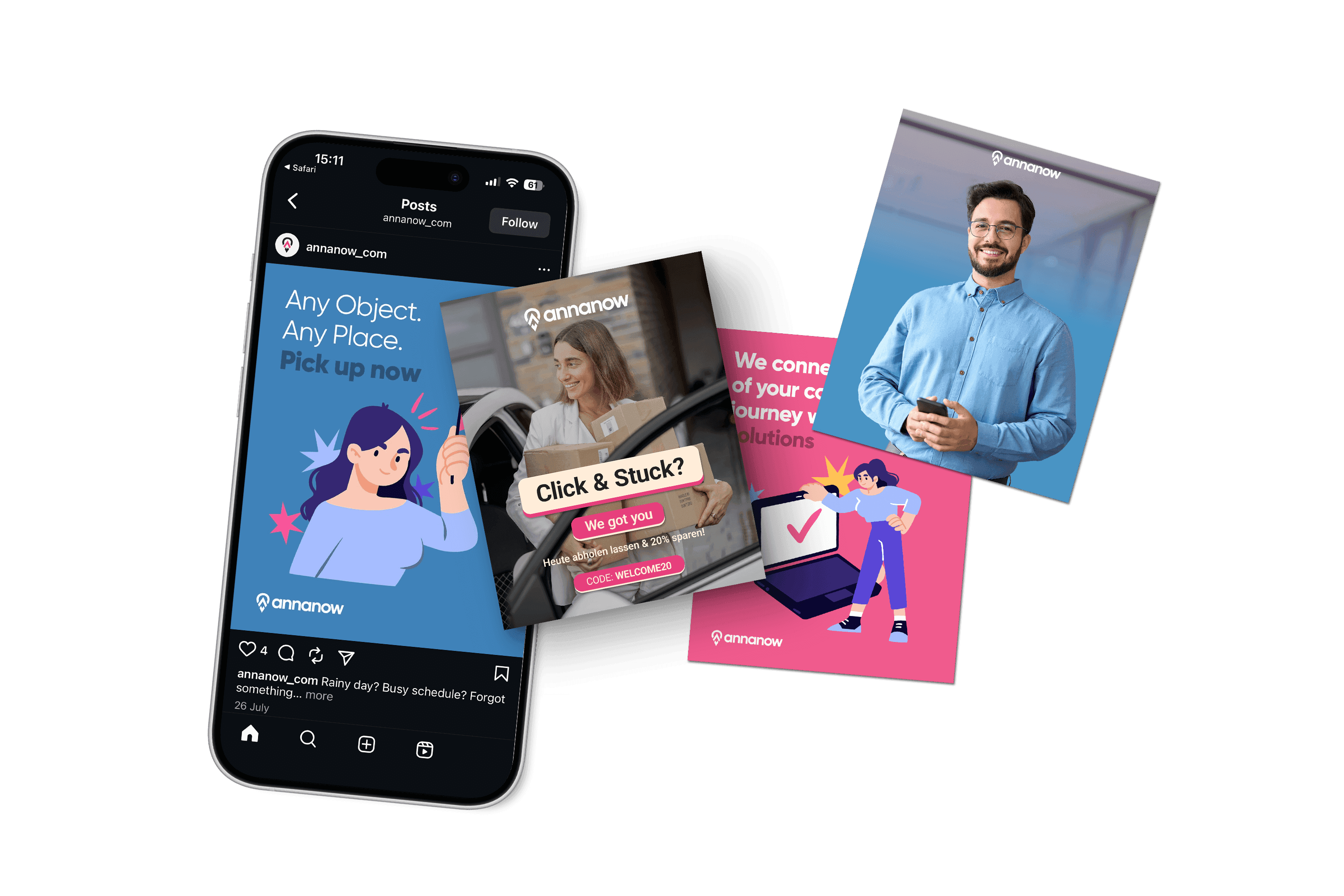 Annanow Social Networks Inside Illustration