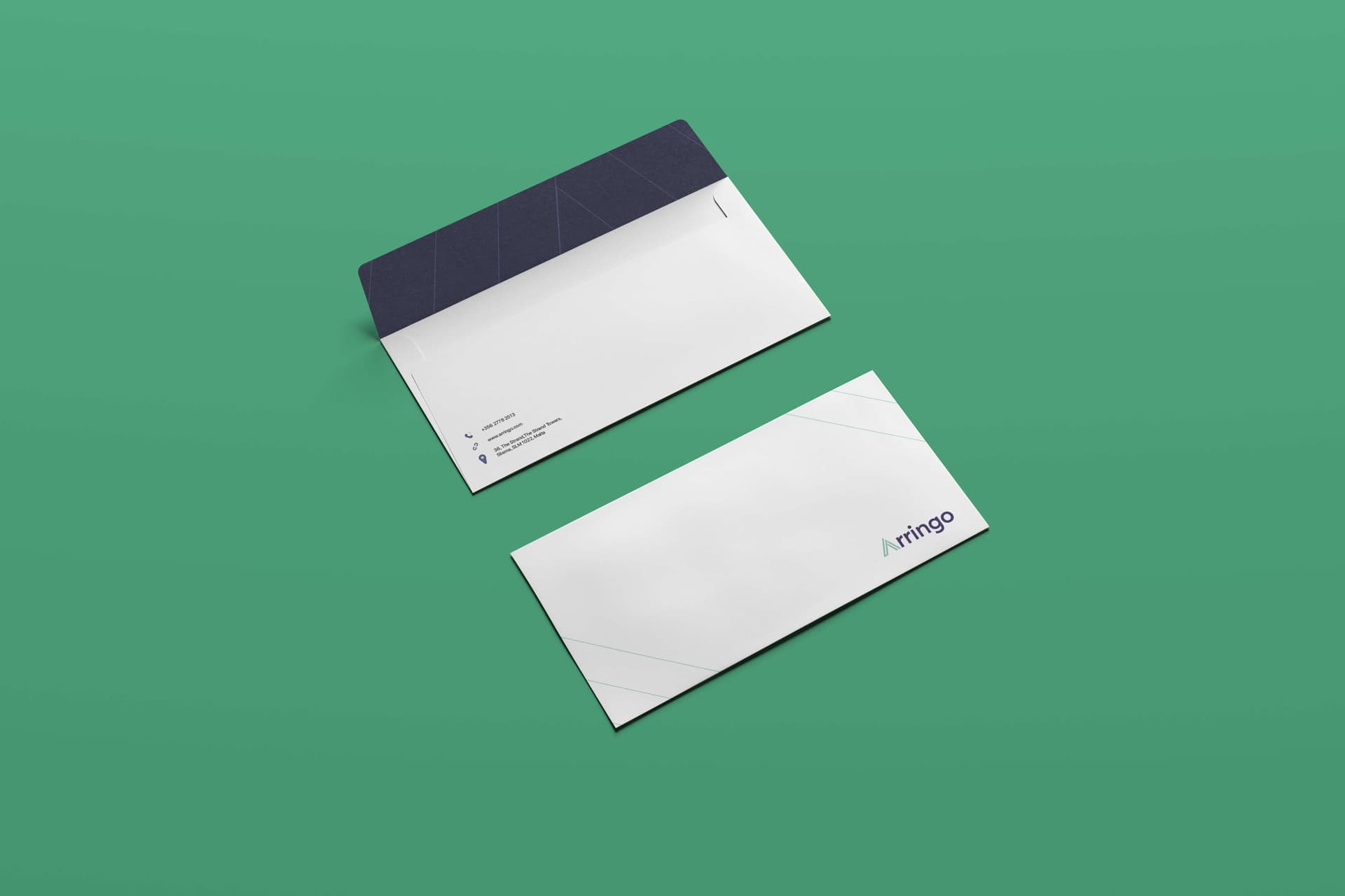 Arringo Bussines Cards Illustration
